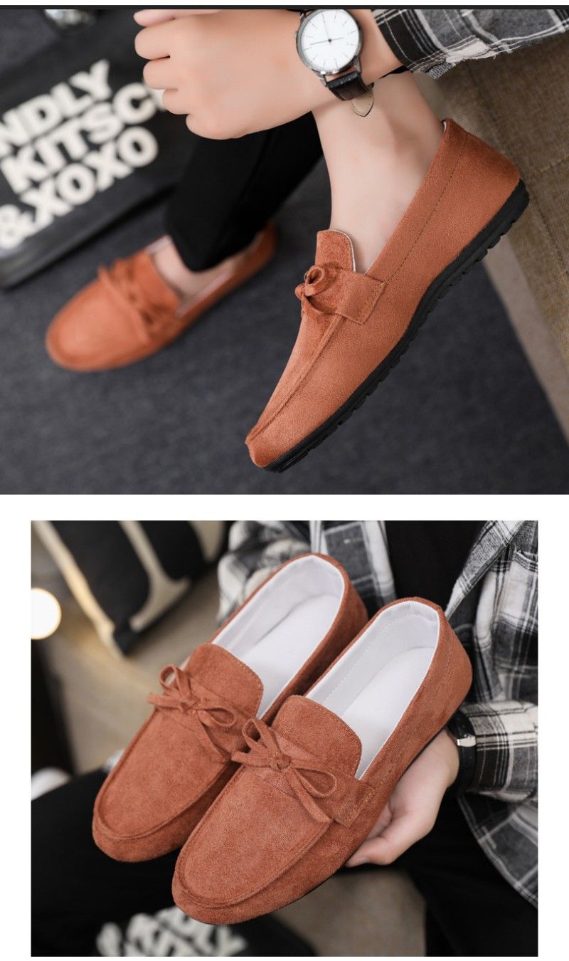 Men's Shoes Casual Shoes Cloth Shoes Beanie Shoes Men's Slip-on Loafers Fashion Canvas Shoes Loafers Men