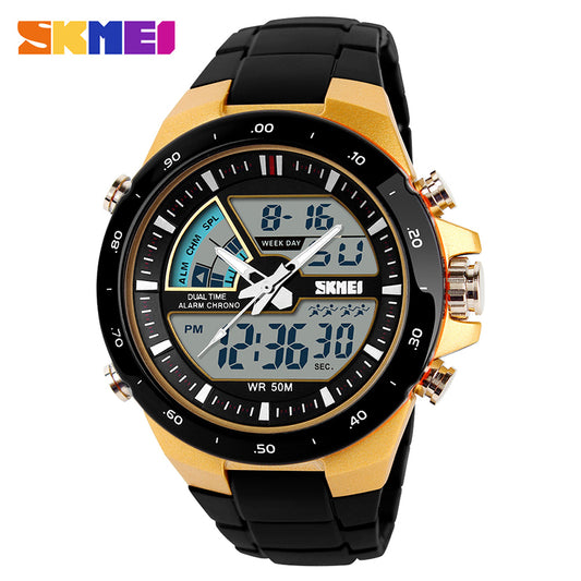 Skmei Men Sport Watches Military Casual Sports Men's Watch Quartz watch Waterproof Silicone Clock Male Shock