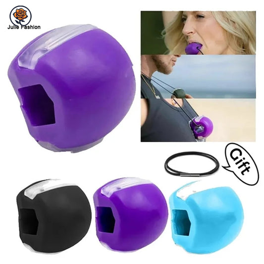 Jaw Muscle Exerciser Jaw Exercise Ball Food-grade Silica Gel JawLine Muscle Training Fitness Ball
