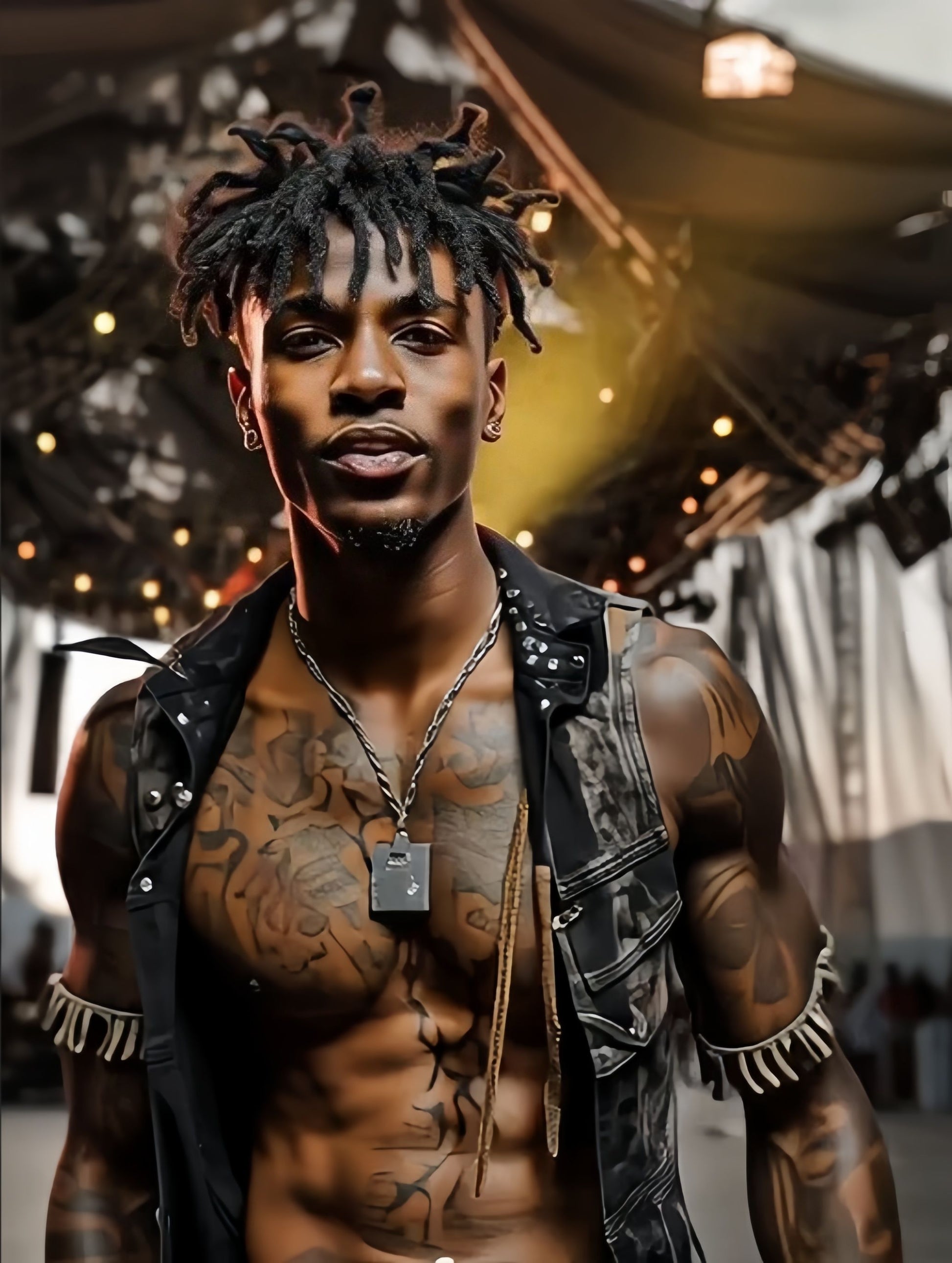 Synthetic Fiber Short Dreadlocks Toupee for Low-Maintenance Styles | Reggae Braid Top & Natural Edge Design (Black, 3-Inch, Quick Install, Lightweight, Secure Fit)