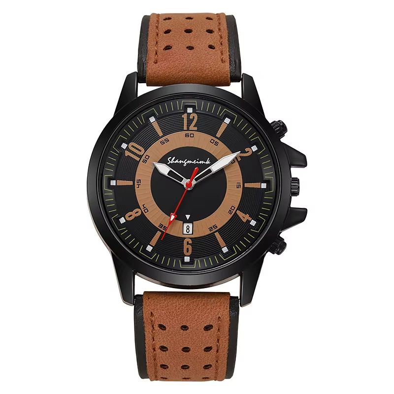 New Men Quartz Watch Casual Fashion Men Watch Big Sport Wrist Watches Leather Strap Watch Men Army Military Quartz Watch For Male Clock
