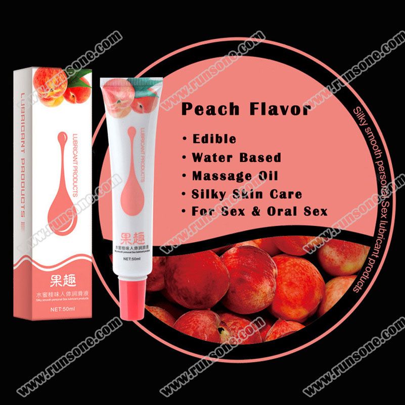 New Water Based Sex Lube Long Lasting Water Soluble Fruity Lubricant Edible Massage Body Oil Compact Anal Anus Gel Adult Toys for Sex for Women Male Couple Masturbation Fluid for Girlfriend Wife