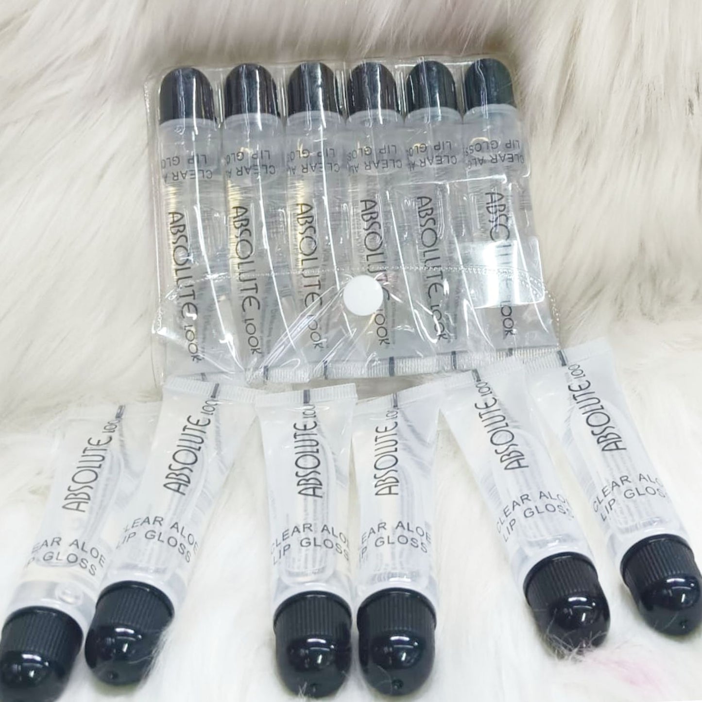 6Pcs Pack Clear Lip Gloss Transparent Lip Tube Lipgloss Moisturizer Protect Lips - Absolute Care