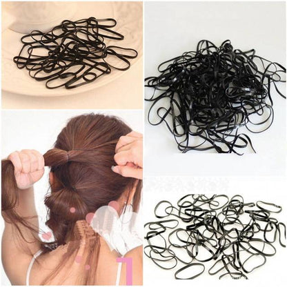 1000pcs Girls Colourful Disposable Rubber Band Elastic Hair Bands Headband Children Ponytail Holder Bands Kids Hair Accessories