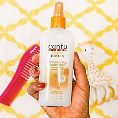 Cantu Care For Kids Conditioning Detangler For Textured Hair, For Curls, Coils & Waves