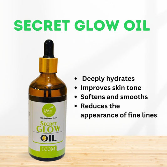 Secret Glow Oil - Dvee Organics - Glass Skin Glow Appearance
