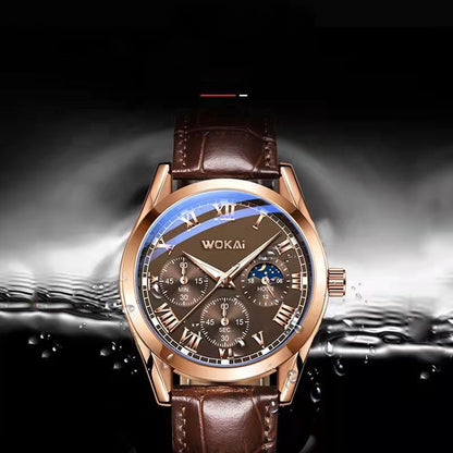 Fashion Leather Watches For Men And Women Retro Watch Non-Mechanical Quartz Business Watches Male Female Wrist Watch