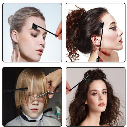 11Pcs Hair Comb Hairdresser Brush Black Plastic Hairbrush Hair Styling Tail Comb Mini Salon Hair Tools