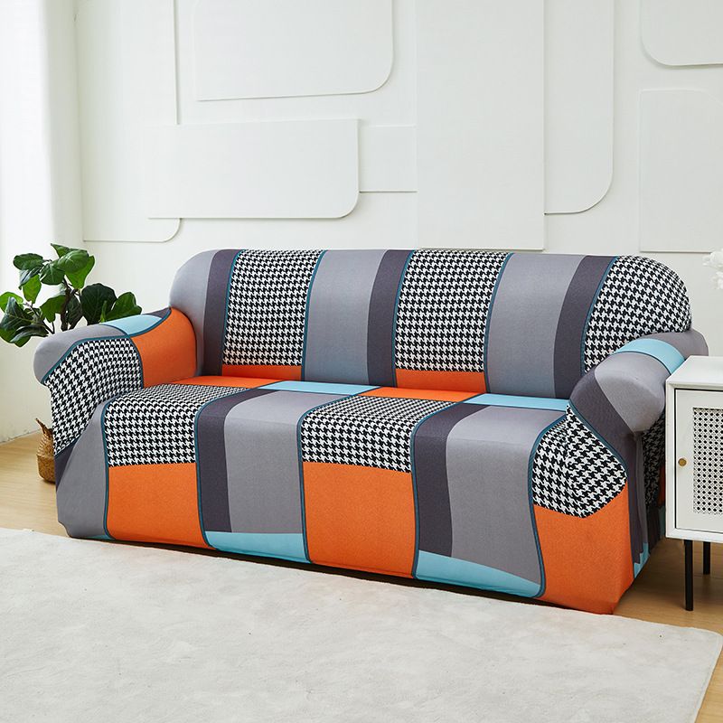 Sofa Cover Elastic Stretch Sofa Slipcovers Pillow case Sofa Covers with Anti-Slip Foams, Washable Furniture Protector for Kids, Pets for Living Room Couch Slipcover L shape Armchair Cover