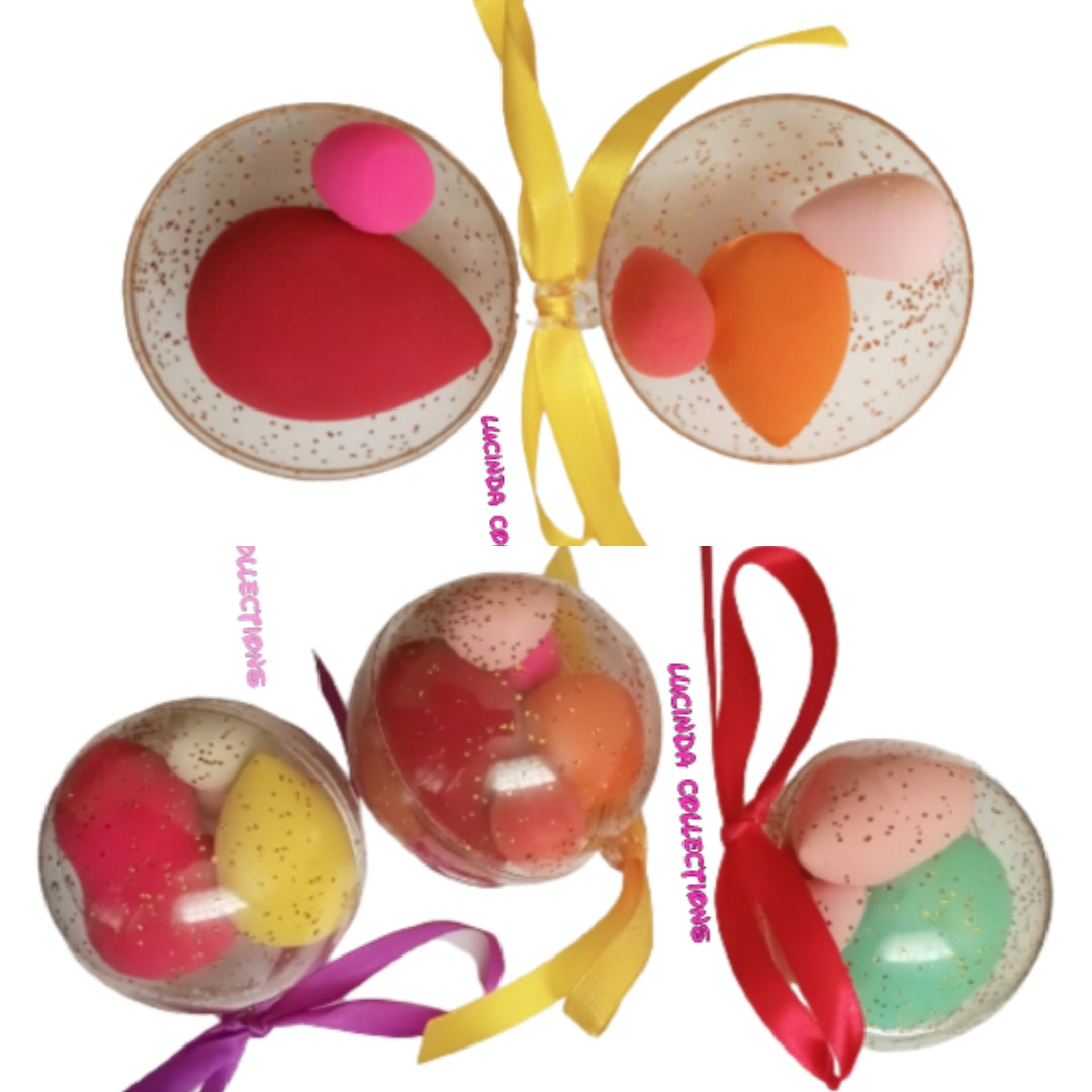 5Pcs Makeup Puff Sponge Beauty Blender Soft Make up Sponges Accessories Tools Caged Gift Set