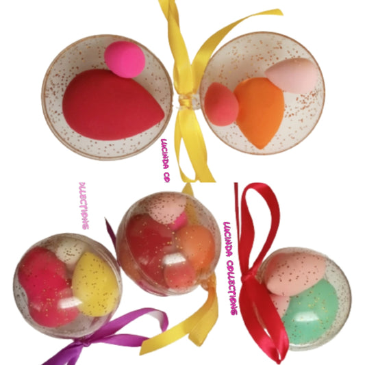 5Pcs Makeup Puff Sponge Beauty Blender Soft Make up Sponges Accessories Tools Caged Gift Set