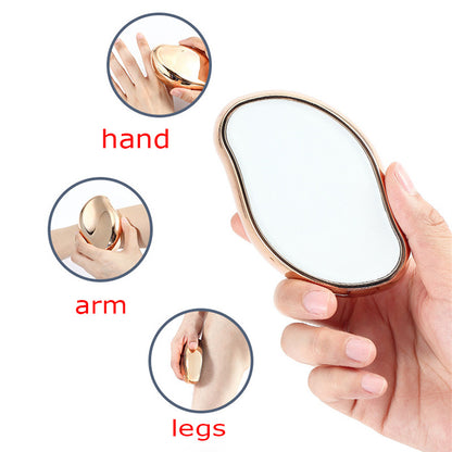 New Crystal Hair Remover Physical Painless Safe Epilator Easy Cleaning Reusable Body Beauty Glass Bleame Hair Removal Eraser