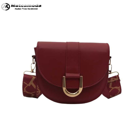 Mateamoda Elegant Saddle Crossbody Bag