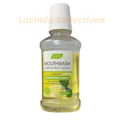 Sadoer Mouthwash Lemon fruit scent Remove Oral Odor Mouth Liquid Cleansing Rinse Mouth Wash
