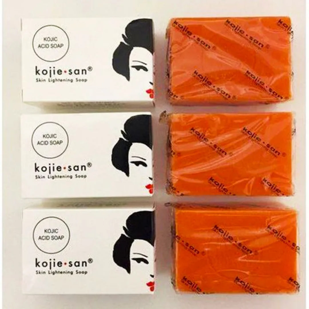 Kojie San Kojic Acid Skin Lightening Soap: Acne, scars, dark spots solution kojie san