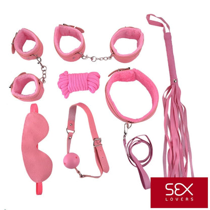 50 Shades of Grey Bondage Set Adult Sex Toys Game Bondage Restraints Adult Sex Toys PU Leather Fetish Set Role Play Bed Game for Women Men Couples