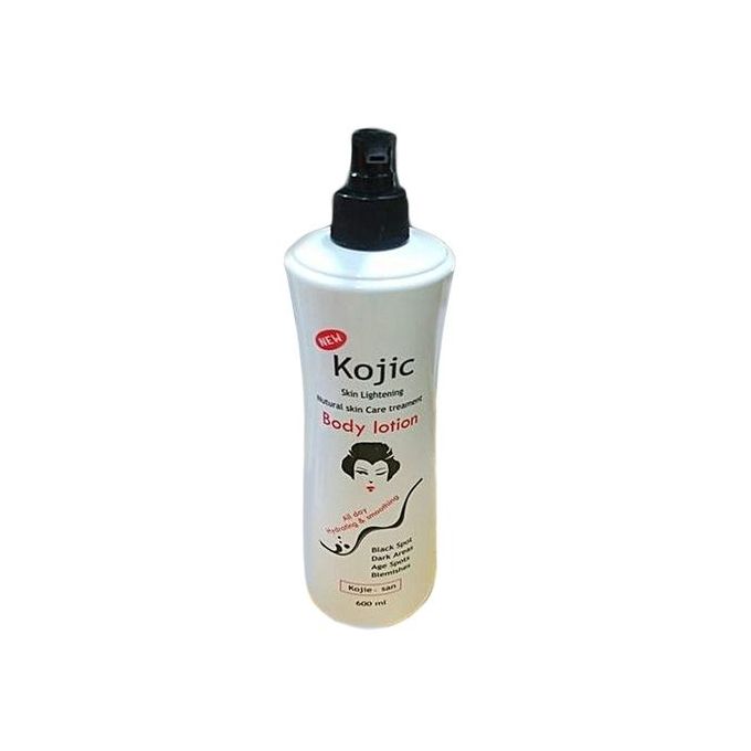 Kojie San Kojic Acid Lotion - Nourishing & Skin Brightening Body Lotion with Rosehip, Shea Butter & Vitamin E Body Lotion for Flawless Even Skin Tone - 500ml