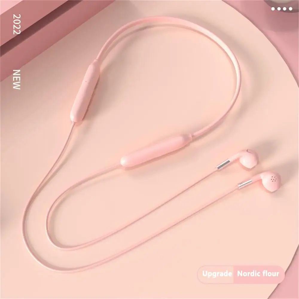 Wireless Headset Neck Hanging Stereo Earphones Noise Reduction Exercise Running Binaural Headphones 9D Sport Portable Headset