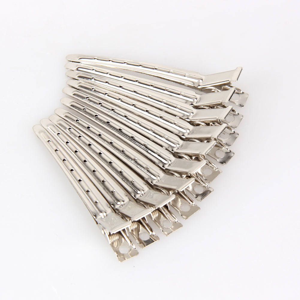 12 Pcs Hair Clips Headwear Stainless Hairdressing Clips Clamp Salon Hairpins DIY Hairs Styling Tools Hairpin Girls Fashion
