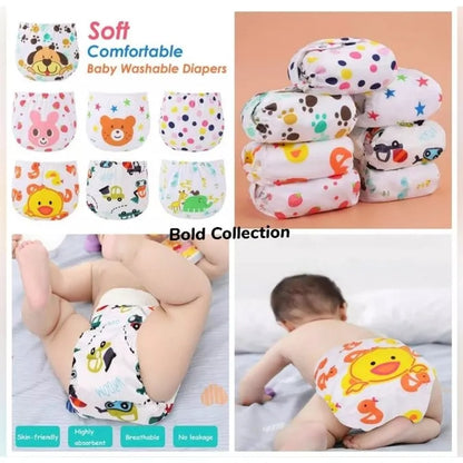Baby Washable Diappers Waterproof Potty Training Pants Baby Toddler Kid Underwear Cloth Diaper