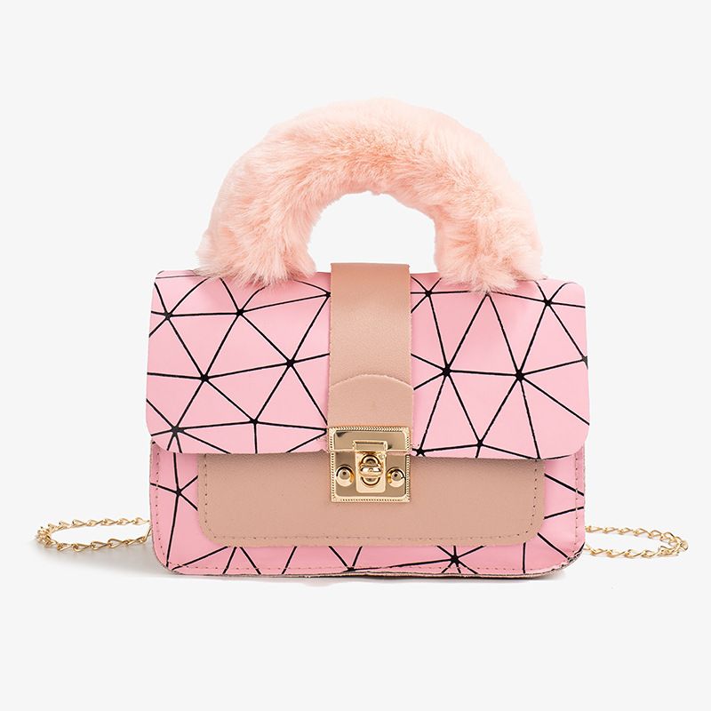 Bag female new niche bag geometric gradient small square bag crossbody bag