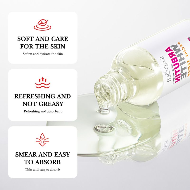 35-Piece Nicotinamide Arbutin White Skin Care Set Facial Cleanser Toner Cream Serum Sleeping Mask Facial Mask Hand Cream Multi-effect Whitening Miracle Brighten Skin