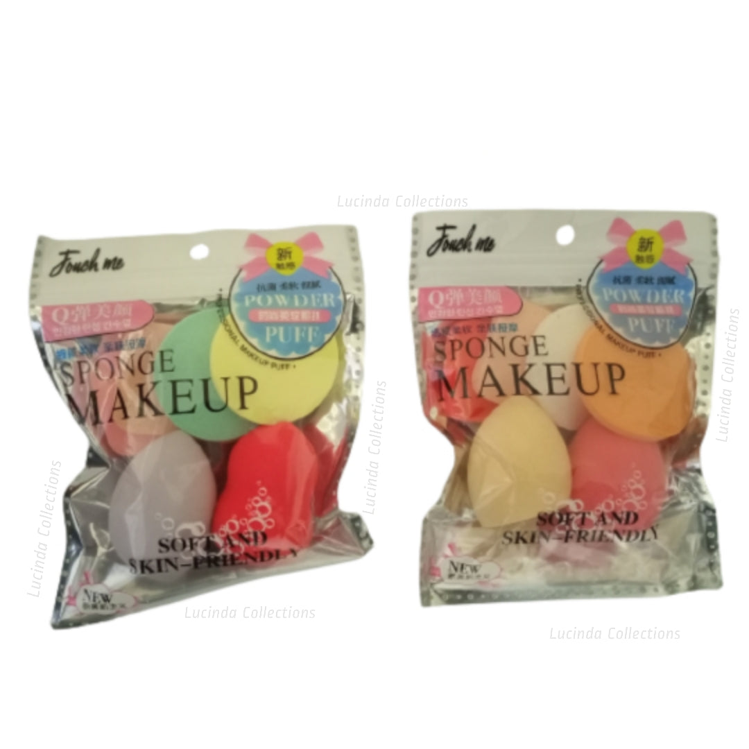 6Pcs Makeup Puff Sponge Beauty Blender Soft Powder Foundation Face Make Up Set