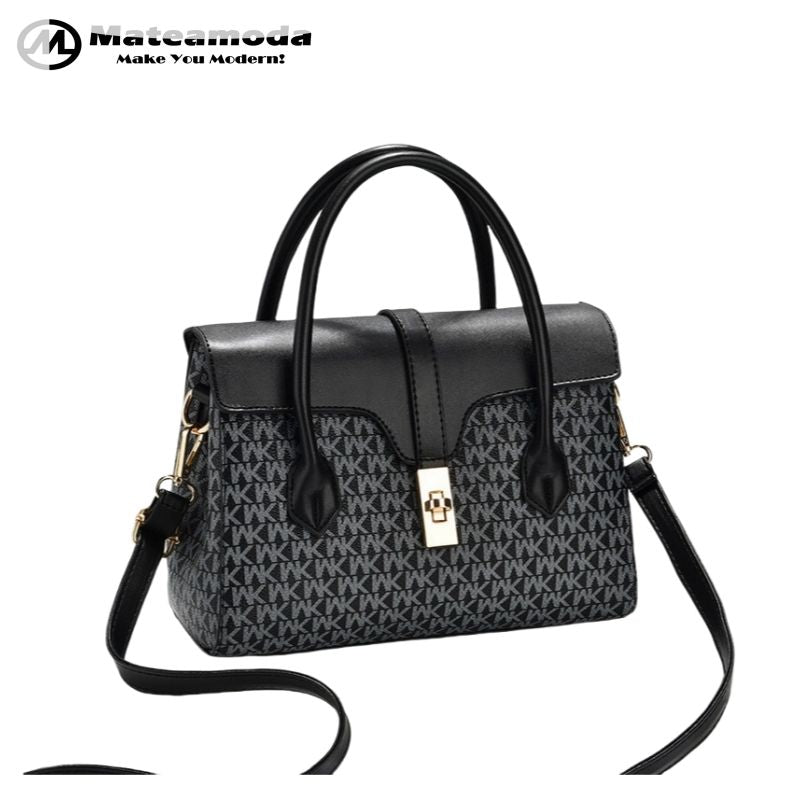 Mateamoda Classic Monogram Handbag Crossbody Bag Underarm Bag