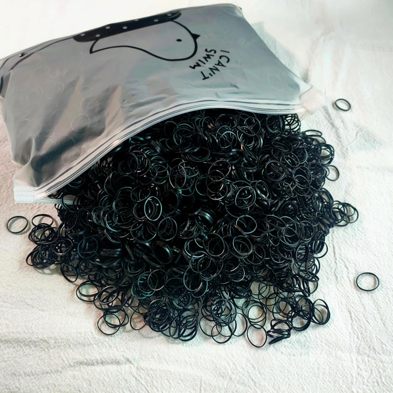 1000pcs Girls Colourful Disposable Rubber Band Elastic Hair Bands Headband Children Ponytail Holder Bands Kids Hair Accessories