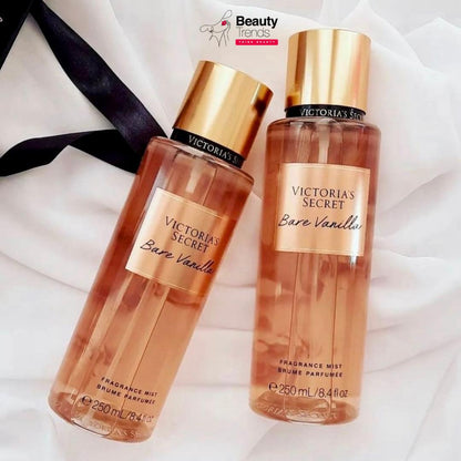 Victoria's Secret Bare Vanilla La Creme Fragrance Mist 250ml - Romantic Perfume For Women - Long-Lasting, Non-Irritating, Multi-Purpose Spray Fragrances for Women Girls Body Signaaure Collections