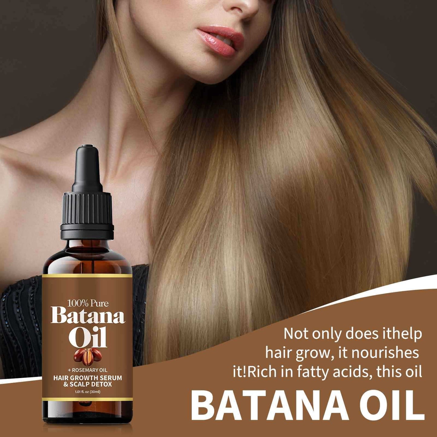 Batana Hair Growth Oil Promotes Hair Wellness Essence Oil Batana Hair Strengthening Oil Moisturizing Hair Thickness hair Oil