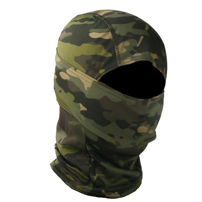 Balaclavas Tactical Camouflage Balaclava Full Face Mask CS Wargame Army Hunting Cycling Hats & Caps one Hats & Caps Hot selling camouflage hats Windproof camouflage looks handsome