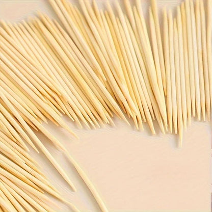 1000PCS Disposable Double Headed Toothpicks Natural Bamboo Floss Home Kitchen Restaurant Hotel Portable Teeth Cleaning Tool