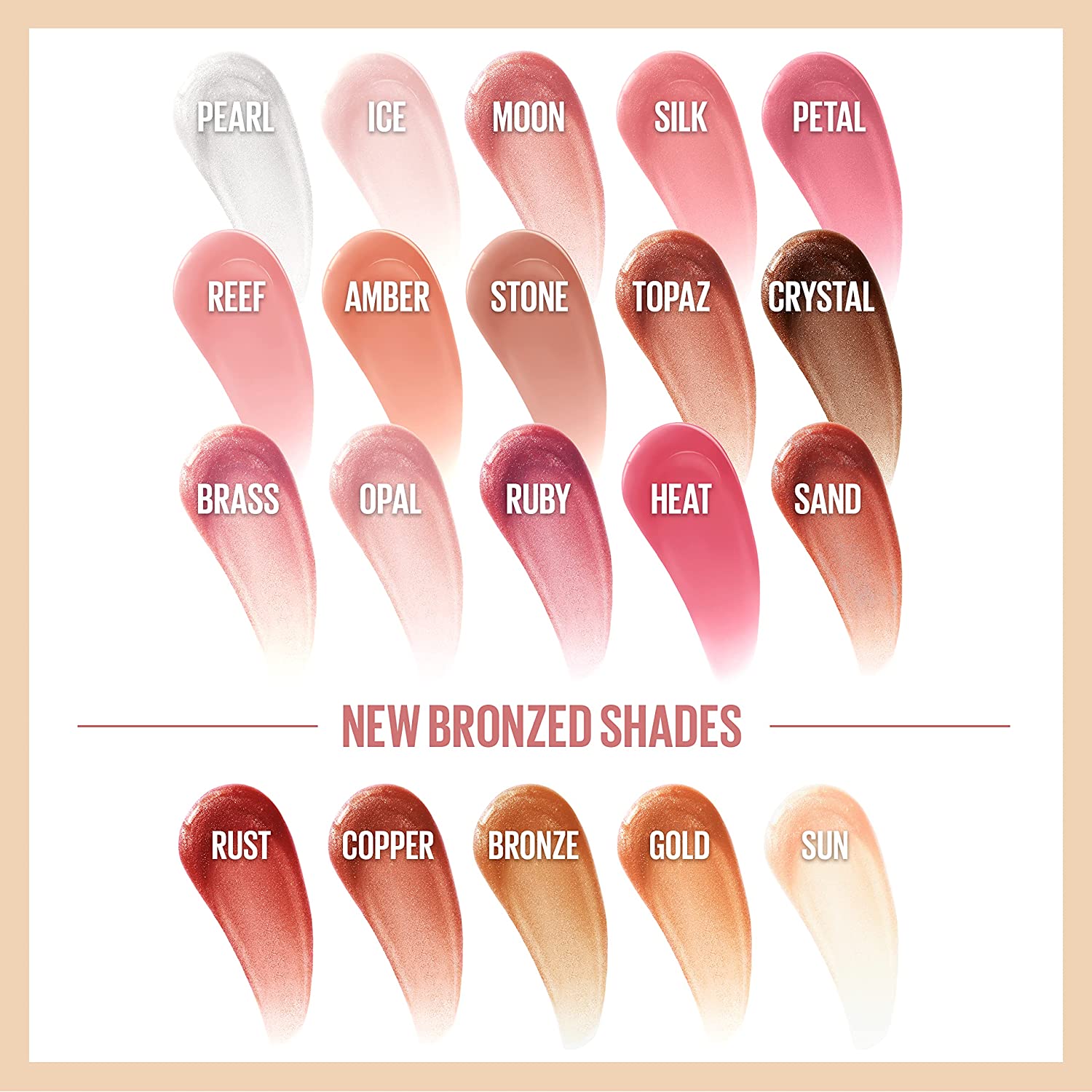 【Discounted】MAYBELLINE LIFTER GLOSS NU 005 PETAL LIPGLOSS- This lip gloss formula visibly smooths lip surface and enhances lip contour