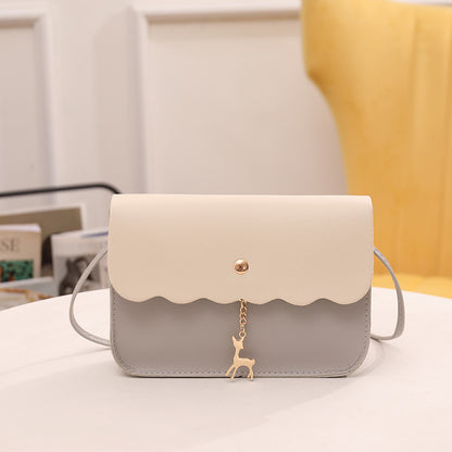 Fashion Lady Simple Shoulder cute deer Bag Classic Handbag PU Leather Handbags Sling Bags Crossbody Bags FOR Ladies Gift