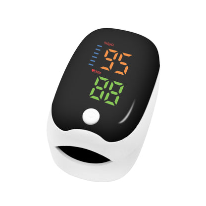 Blood Oxygen Monitor Finger Pulse Oximeter Oxygen Saturation Monitor Health Care Home Monitor Pulse oximeter machine Efficient oximeter easy to use【Exclude battery】