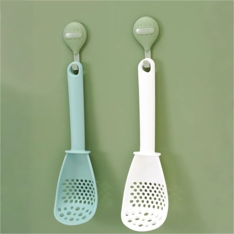 Multifunction Tongs Whisk Kitchenware Set Soft Silicone Cooking Spoon Drain Spoon Mashed Potato Grinder Noodle Scoop Egg Beater Churns Egg White And Yolk Separation Food Clip cook