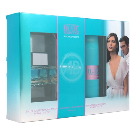 Blue Seduction For Women 2 Piece Gift Set with Deodorant Spray