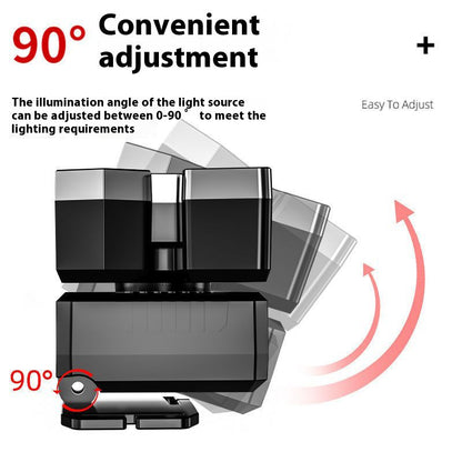 5 LED Strong Light Headlight USB Charging Waterproof Flashlight Multi-speed Adjustment Headlamp Suitable For Long Shot Outdoor Camping Hiking Fishing Hunting Mining Lamp Fishing Lanterns & Lights