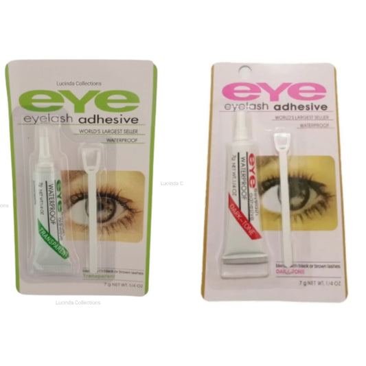 2Pcs Eye Lash Adhesive Glue Transparent / Clear White / Dark Tone Eyelash Waterproof Eyelashes Glue With Stick Eye Lashes Makeup Tools