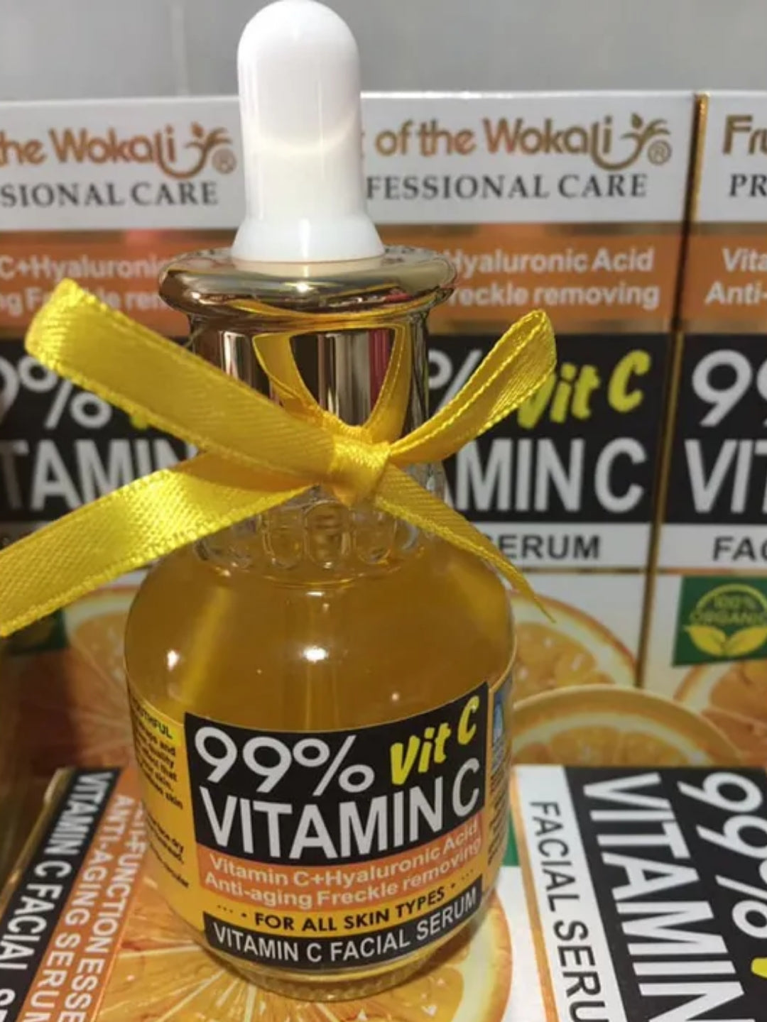 Fruit Of The Wokali Vitamin C Facial Serum 99% Professional Care serum