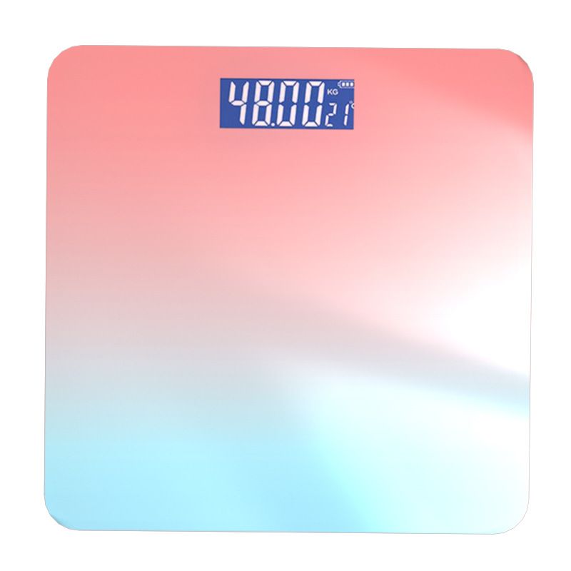 Gradient colorWeight scales Household human body electronic scales Accurate electronic weighingUSBCharging