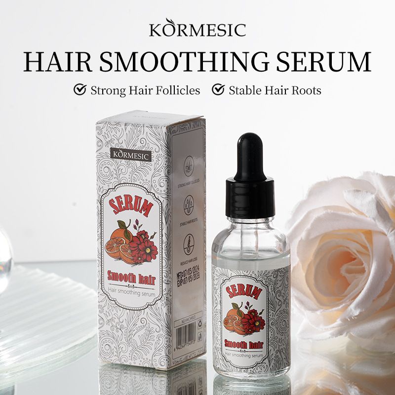 30ML KORMESIC Smooth Hair Moisturizing Repair Hair Smoothing Serum: Banish Frizz, Unravel Knots & Boost Hair Shine Reduce natural hairbreakage Strong Hair Follicles Reduce Hair Loss