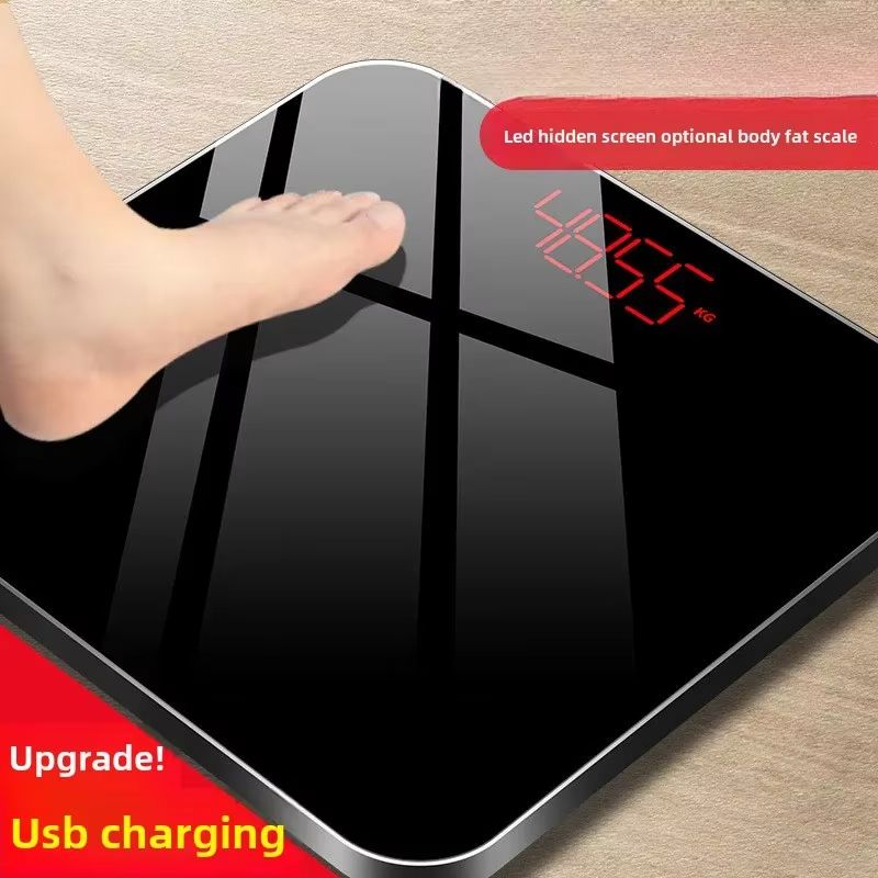 USB Charging Electronic Scale Intelligent Weighing Scale Household Small Electronic Weighing Precision Body Scale Weight