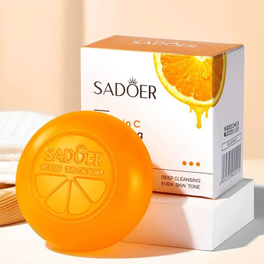 Body And Face Vitamin C Soap, Vitamin C Black Spots Whitening Soap, Removes Dirt, Whiten Black Spots, Fade Dark Marks, Brighten Skin,