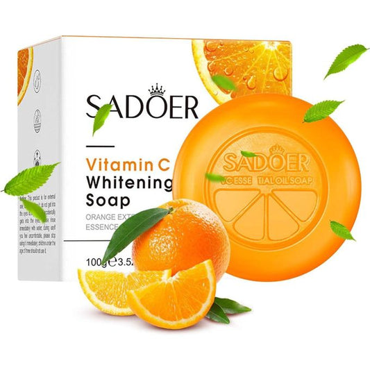Body And Face Vitamin C Soap, Vitamin C Black Spots Whitening Soap, Removes Dirt, Whiten Black Spots, Fade Dark Marks, Brighten Skin,