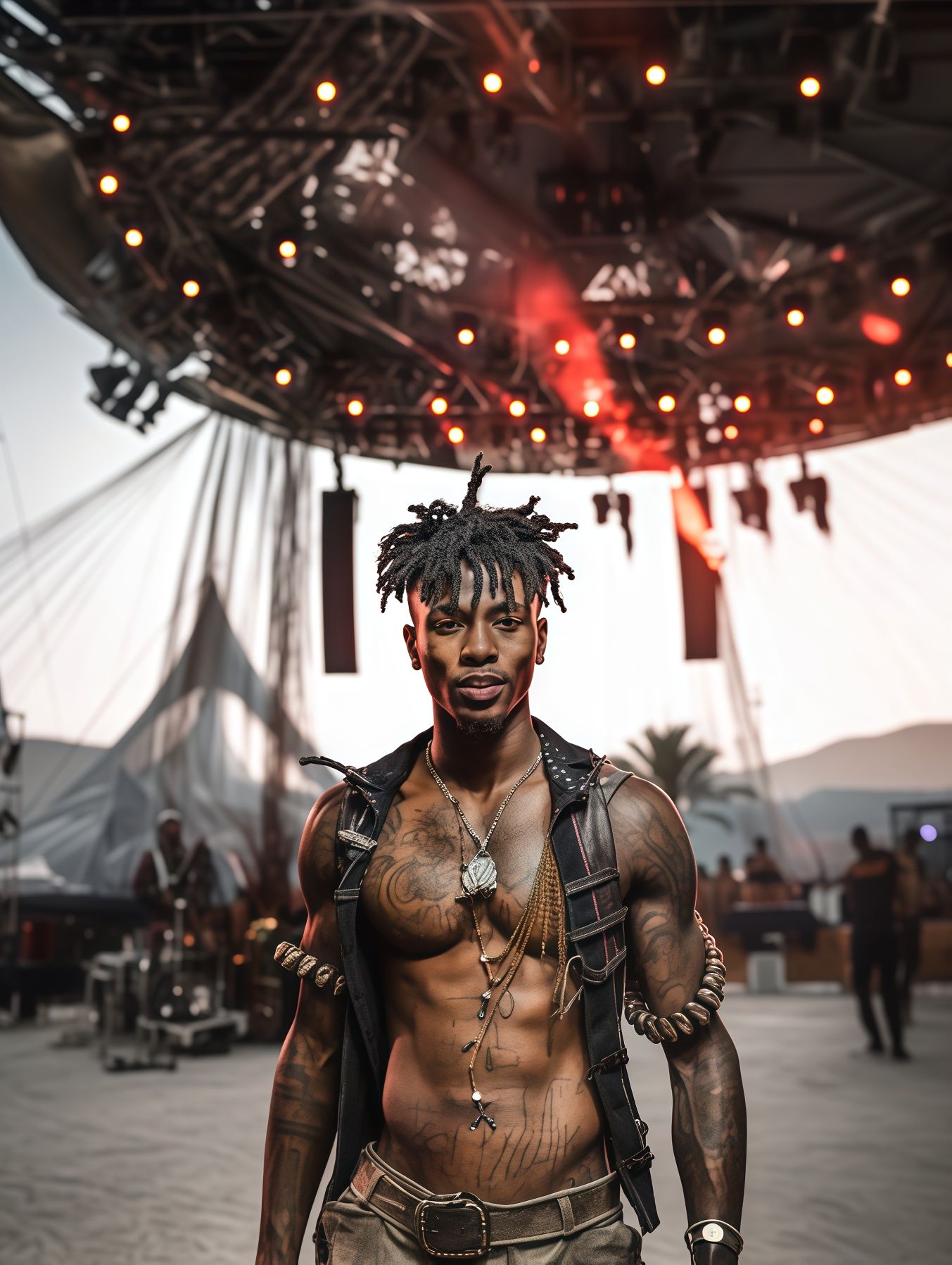 Synthetic Fiber Short Dreadlocks Toupee for Low-Maintenance Styles | Reggae Braid Top & Natural Edge Design (Black, 3-Inch, Quick Install, Lightweight, Secure Fit)