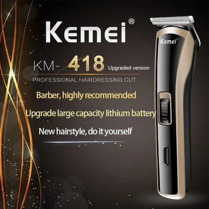 KEMEI Rechargeable Electric Clipper Professional Hair Clipper Baby Hair Trimmer Cordless Styling Tool Men's Grooming Haircut Tool Household Shaving Machine Shaver