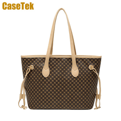 New Arrival big tote bag handbag shoulder women's fashion big size shopping travel bag CaseTek PU leather bag big capacity