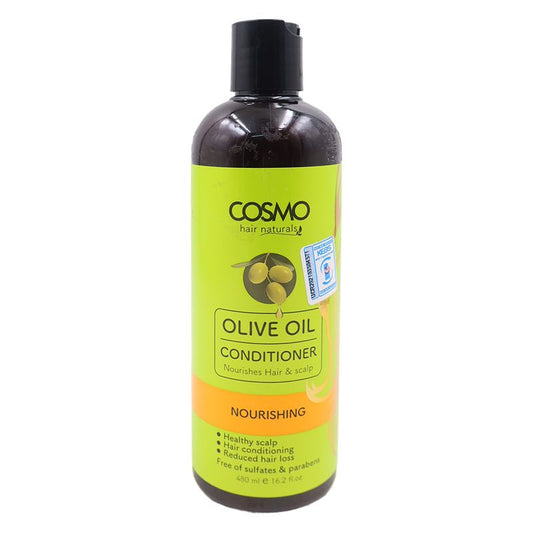 Cosmo Nourishing Olive Oil Hair Conditioner Nourishes Hair and Scalp Healthy Scalp Hair Conditioning Reduces Hair Loss Free of Sulfates and Parabens Supreme Hair Care